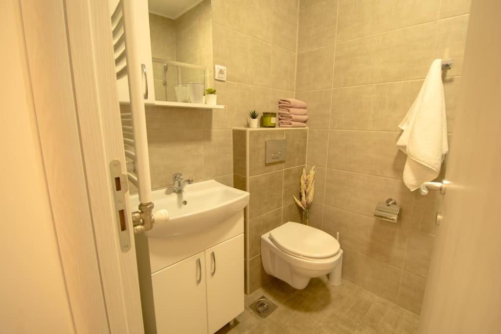 White Fields-Central 2-Bdrm Apartment With Parking ノヴィ・サド エクステリア 写真